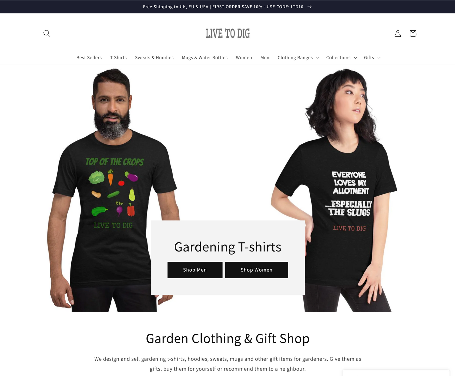 Merch Store with AI Generated Designs & Product Write-ups.