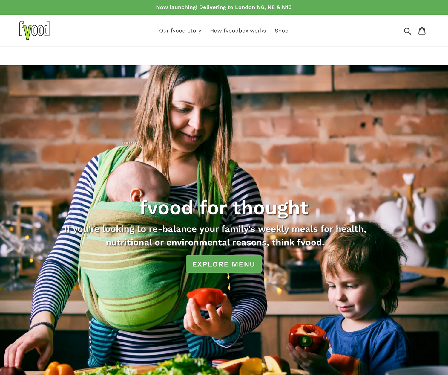 Concept store for plant-based food start-up