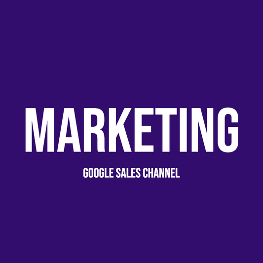 Google Sales Channel Set-Up